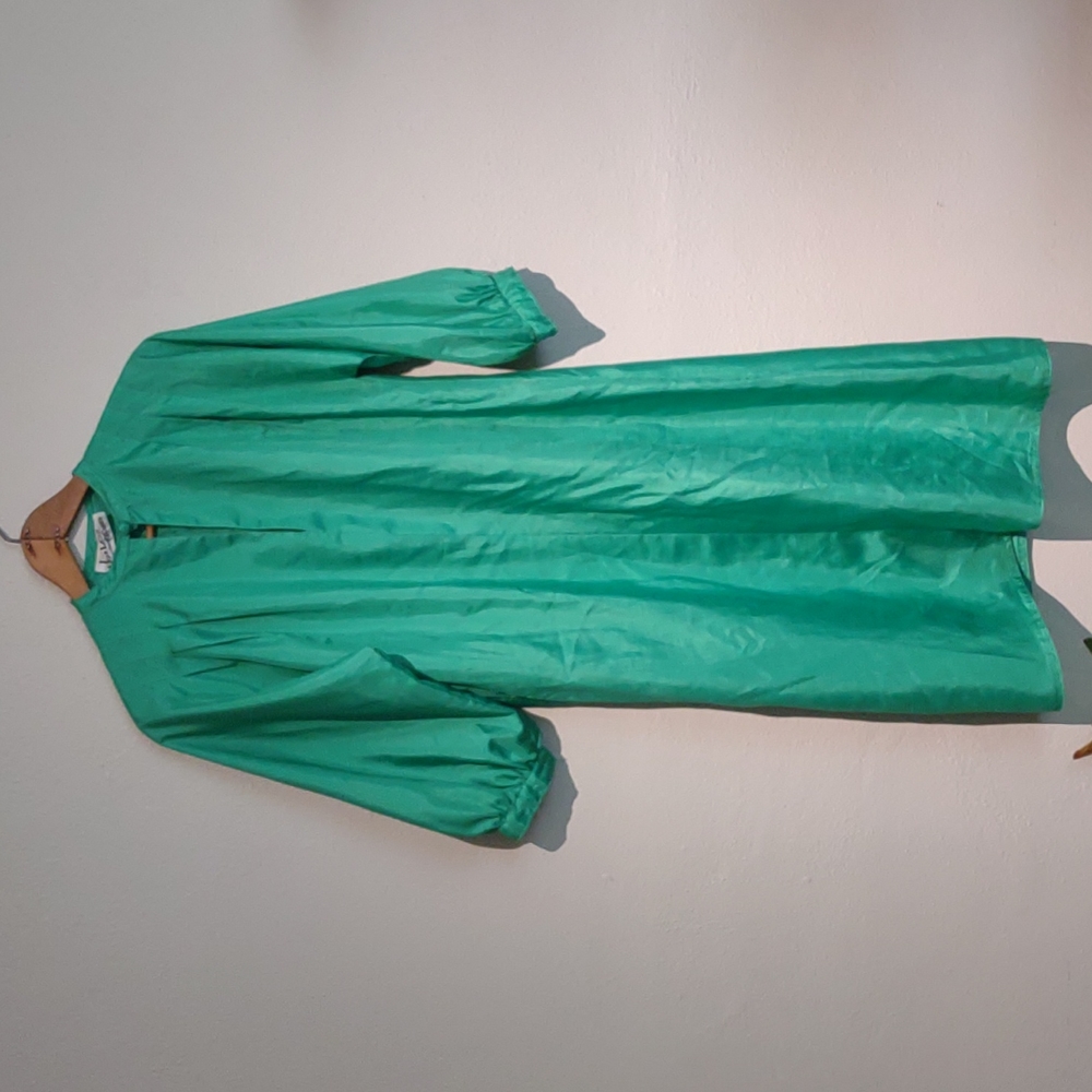 Vintage Joan Leslie by Kasper. Green Gown dress Sleep Wear